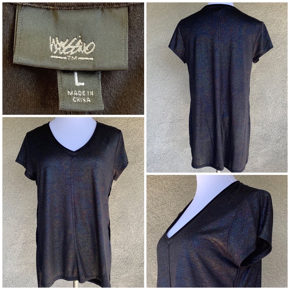 🔥5/$20🔥 Mossimo Black Tee Shimmers